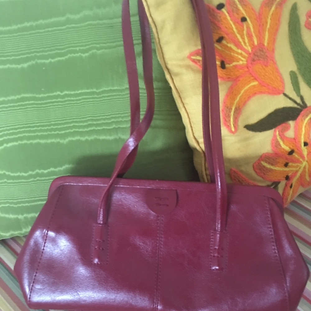 Deep red bag